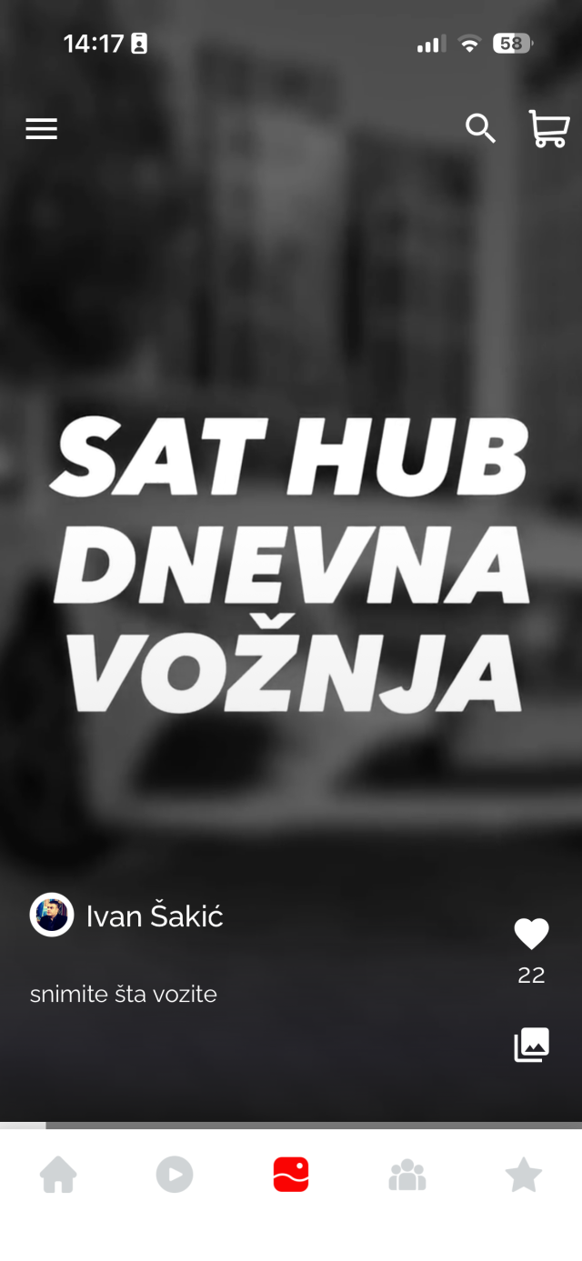 A reader-submitted post in the SAT Hub app community feed