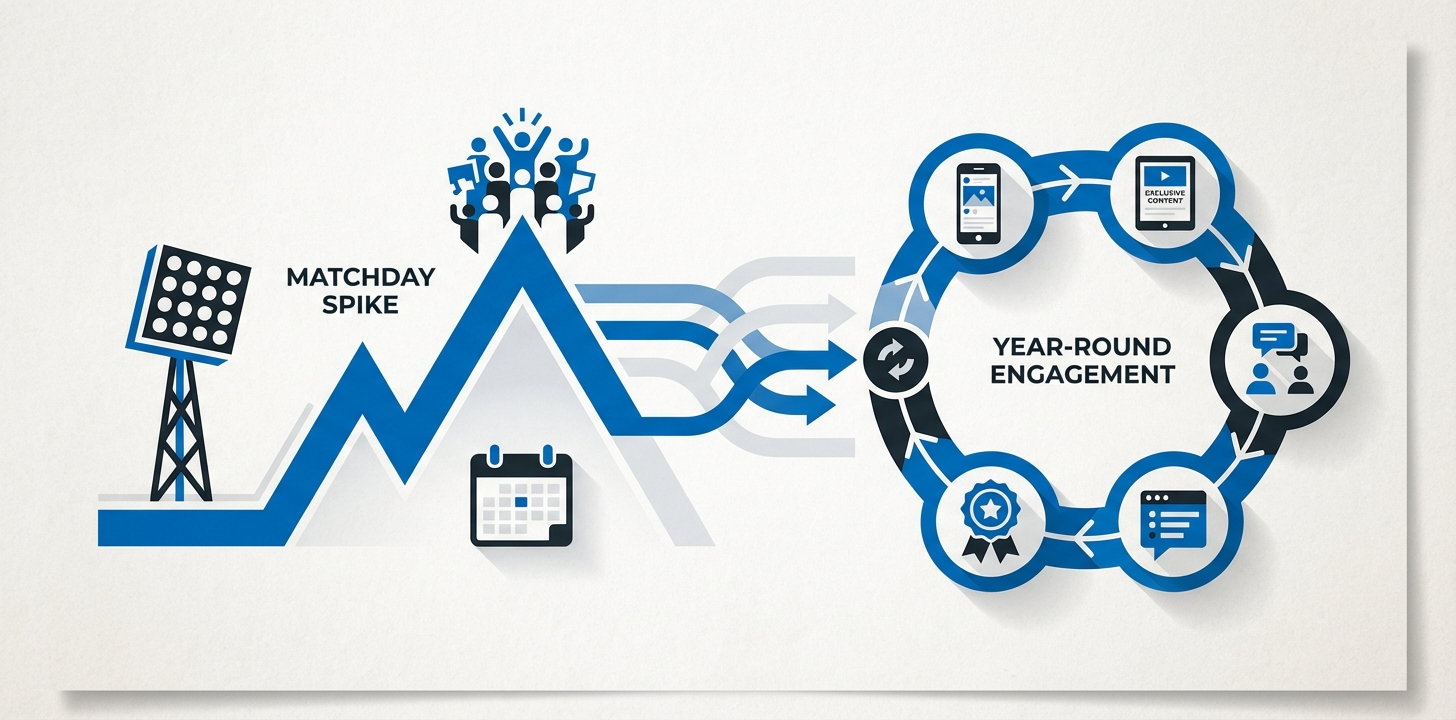 Turn Matchday Spikes Into Year-Round Fan Engagement