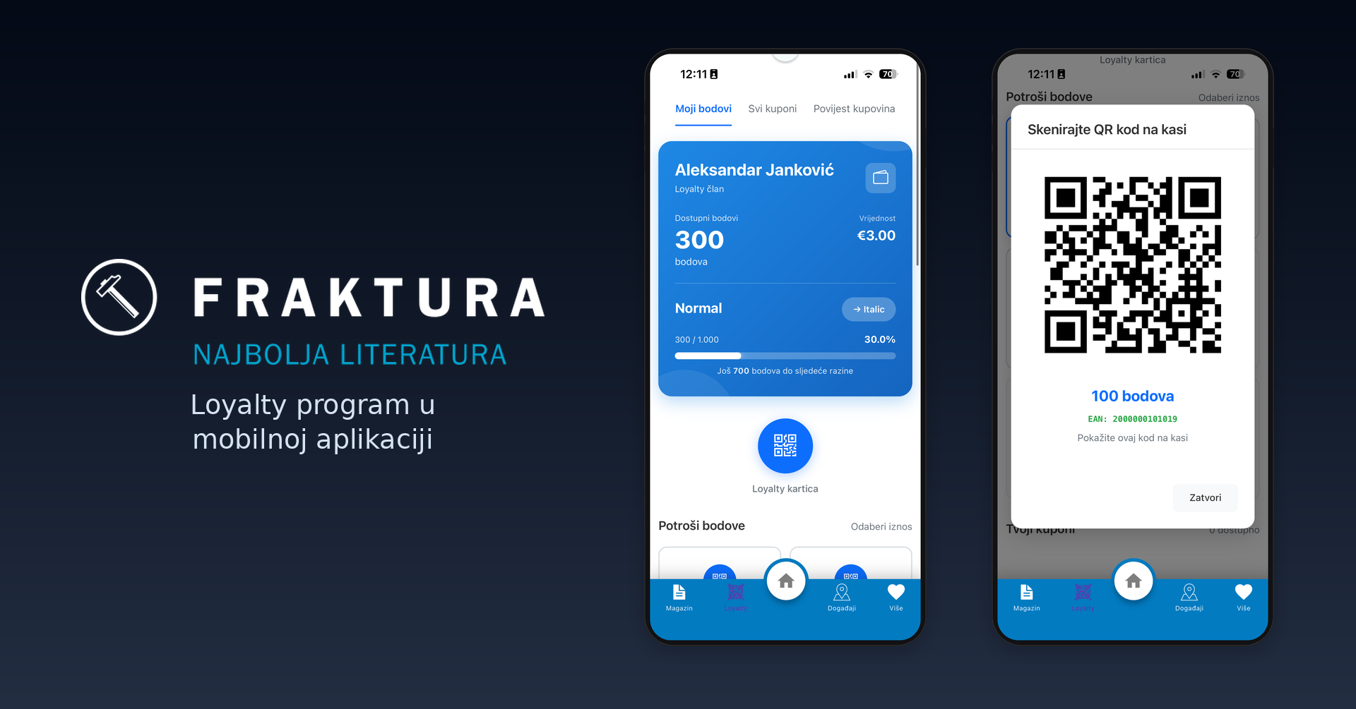 Fraktura's Loyalty Program App, Built by Appworks