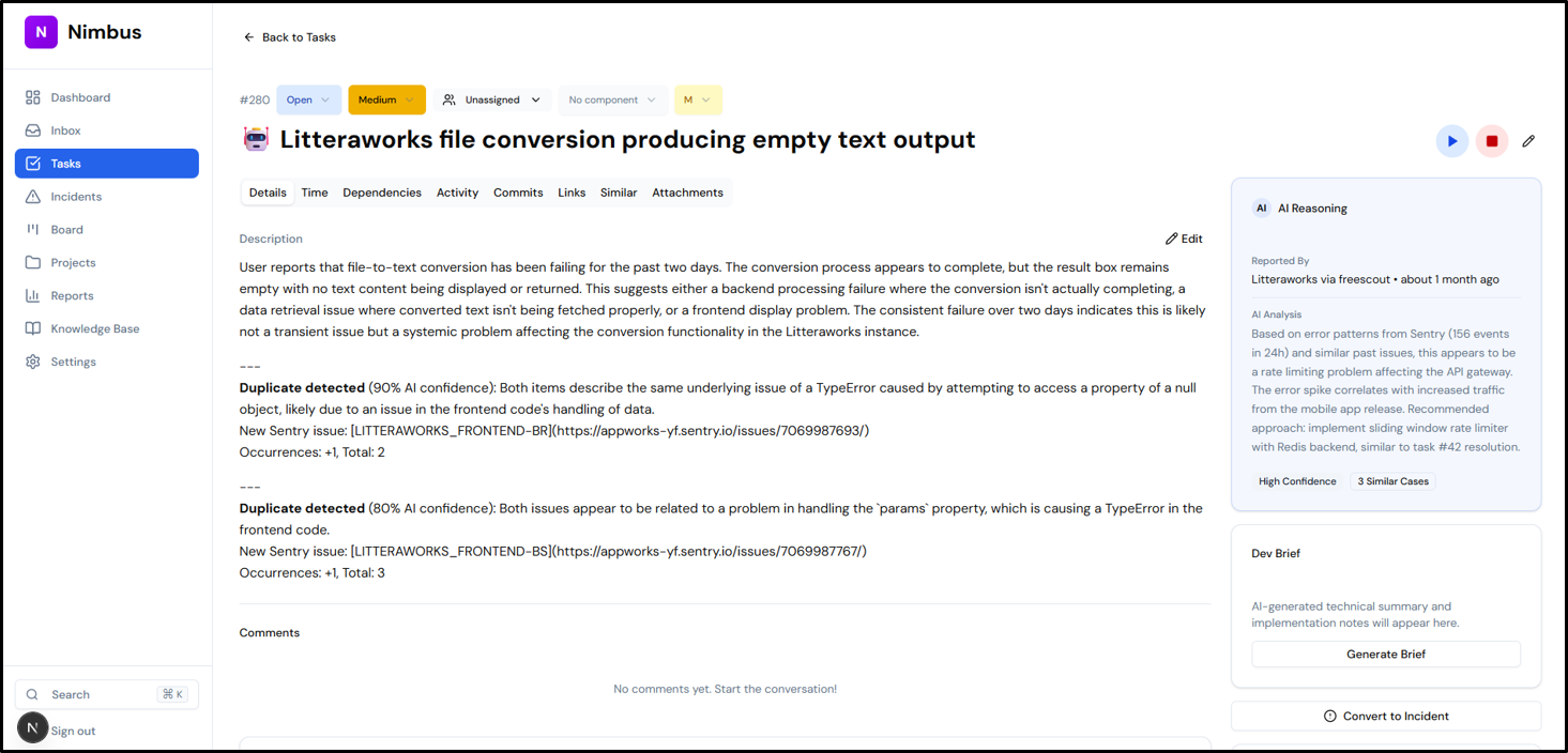 Nimbus Project Management